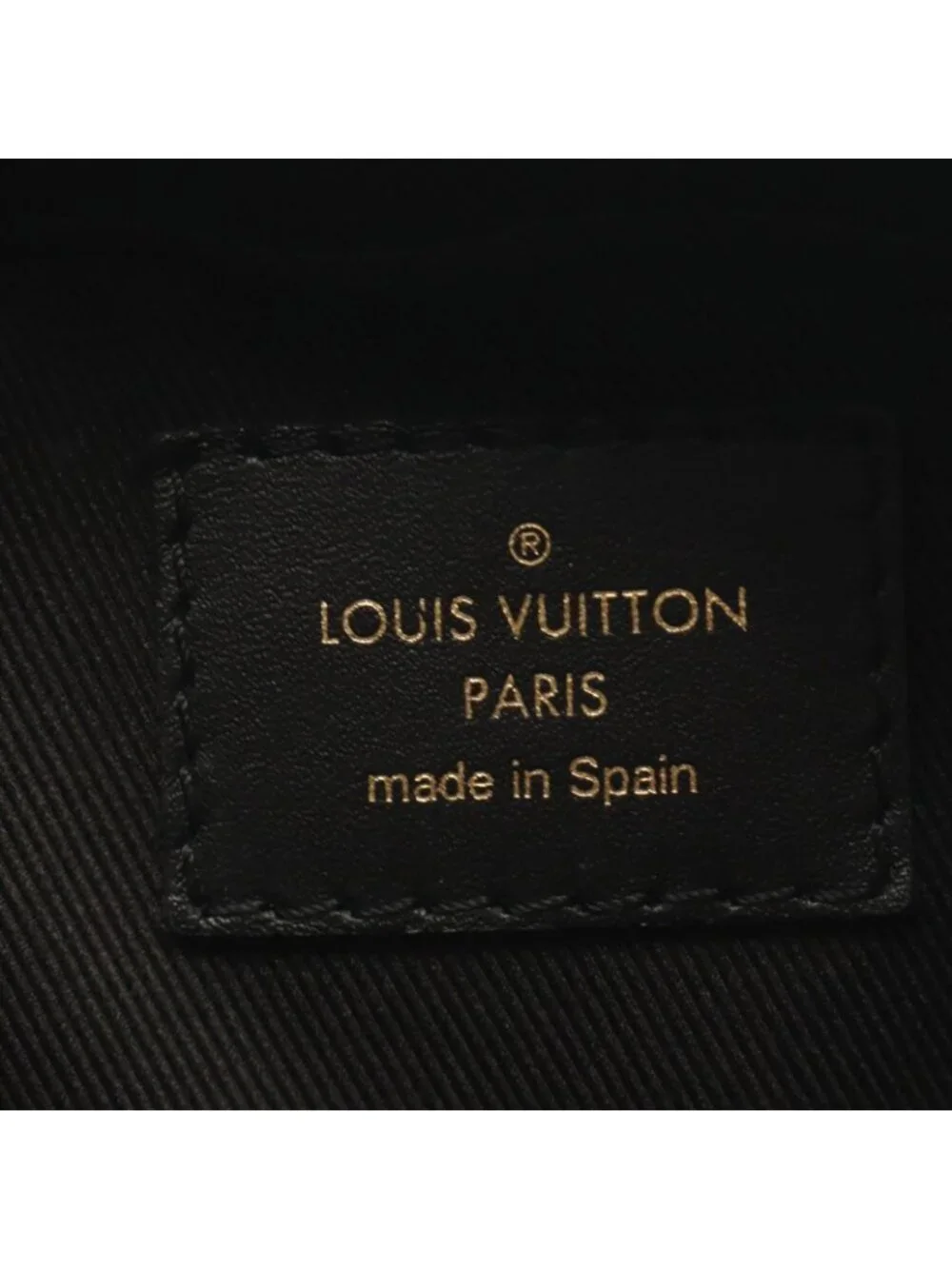Louis Vuitton Shoulder Bag Saintonge Monogram Noir 2-Way Canvas Leather